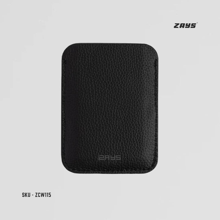 Zays Premium Leather Handcrafted Super Slim Card Holder Mini Wallet