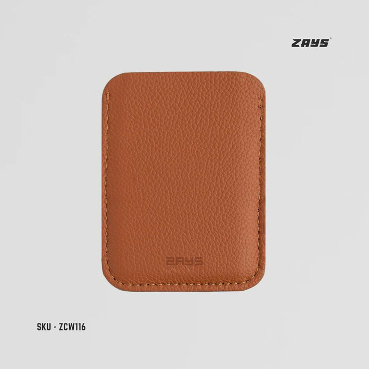 Zays Premium Leather Handcrafted Super Slim Card Holder Mini Wallet