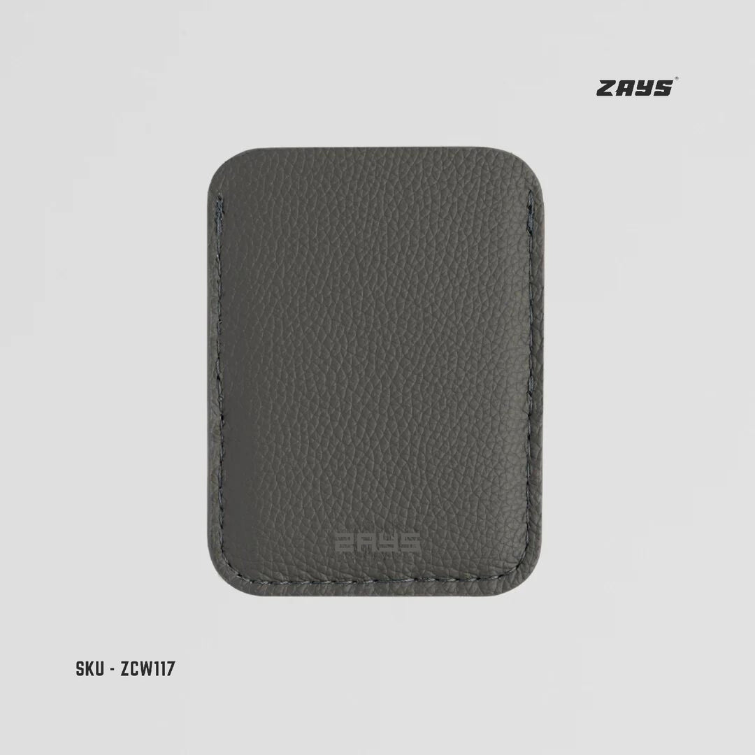 Zays Premium Leather Handcrafted Super Slim Card Holder Mini Wallet