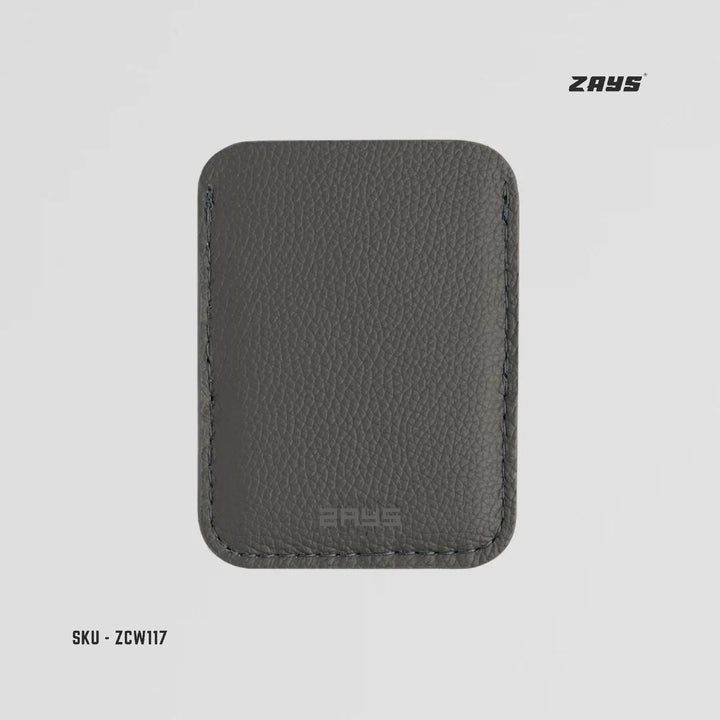 Zays Premium Leather Handcrafted Super Slim Card Holder Mini Wallet