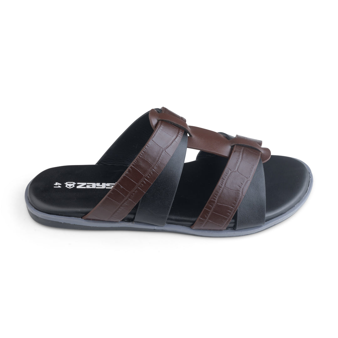 Zays Premium Leather Sandals for Men – Genuine Leather, Ultimate Comfort & Stylish Design - ZSS103