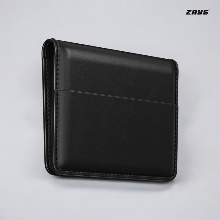 Zays Premium Leather Handcrafted Super Slim Card Holder Mini Wallet