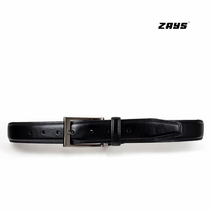 Zays Oversized Genuine Leather Belt for Men | Handcrafted 100% Full-Grain Leather | Durable & Adjustable Plus Size Belt (50"-70") | Classic Metal Buckle | Stylish Leather Belt for Jeans, Formal & Casual Wear | Perfect for Larger Waist Sizes 40" and Above