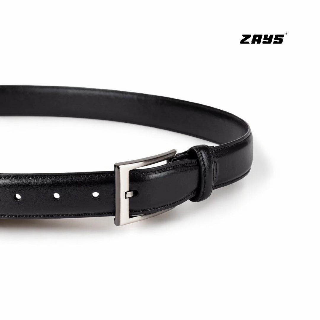 Zays Oversized Genuine Leather Belt for Men | Handcrafted 100% Full-Grain Leather | Durable & Adjustable Plus Size Belt (50"-70") | Classic Metal Buckle | Stylish Leather Belt for Jeans, Formal & Casual Wear | Perfect for Larger Waist Sizes 40" and Above