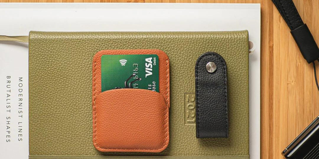 Zays Premium Leather Handcrafted Super Slim Card Holder Mini Wallet