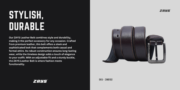 Zays B1G3 Offer: Buy Premium Leather Belt & Get Free Wallet + 500 BDT Gift Voucher | Limited Time Deal in Bangladesh