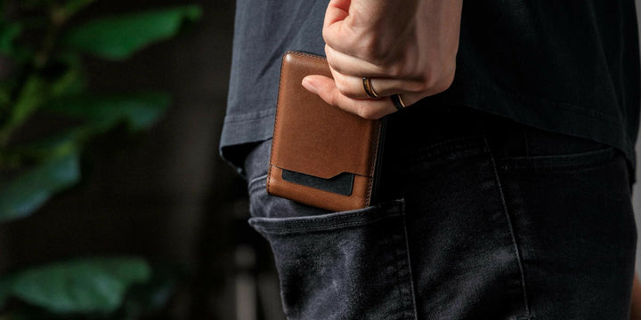 Zays Premium Leather Handcrafted Super Slim Bifold Short Wallet