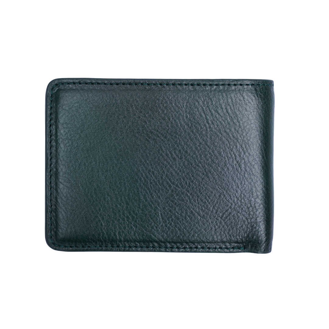 Zays Premium Handcrafted Slim Bifold Eco-friendly Leather Short Wallet for Unisex