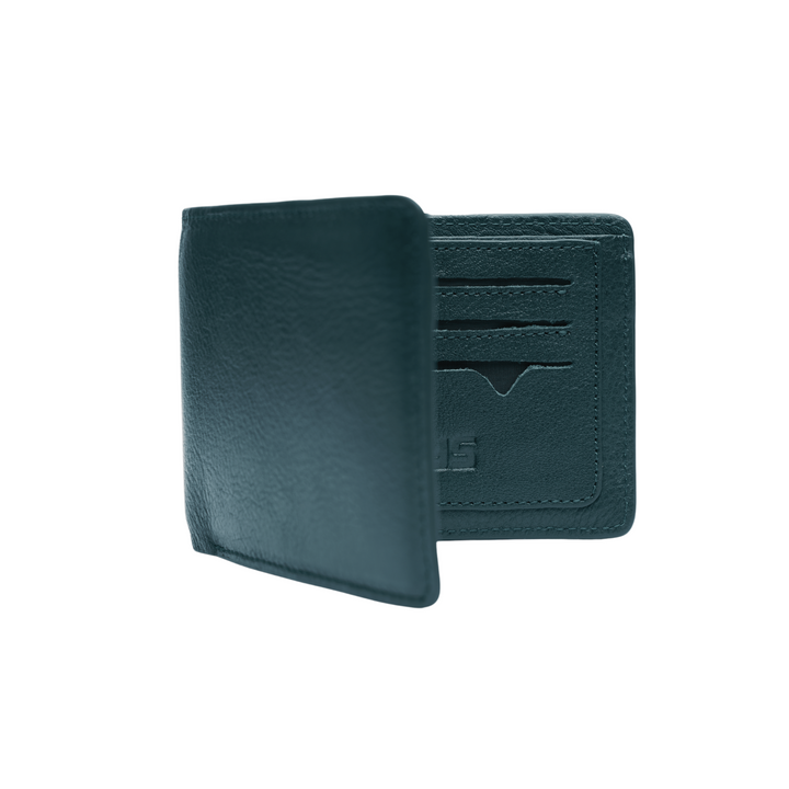 Zays Premium Handcrafted Slim Bifold Eco-friendly Leather Short Wallet for Unisex