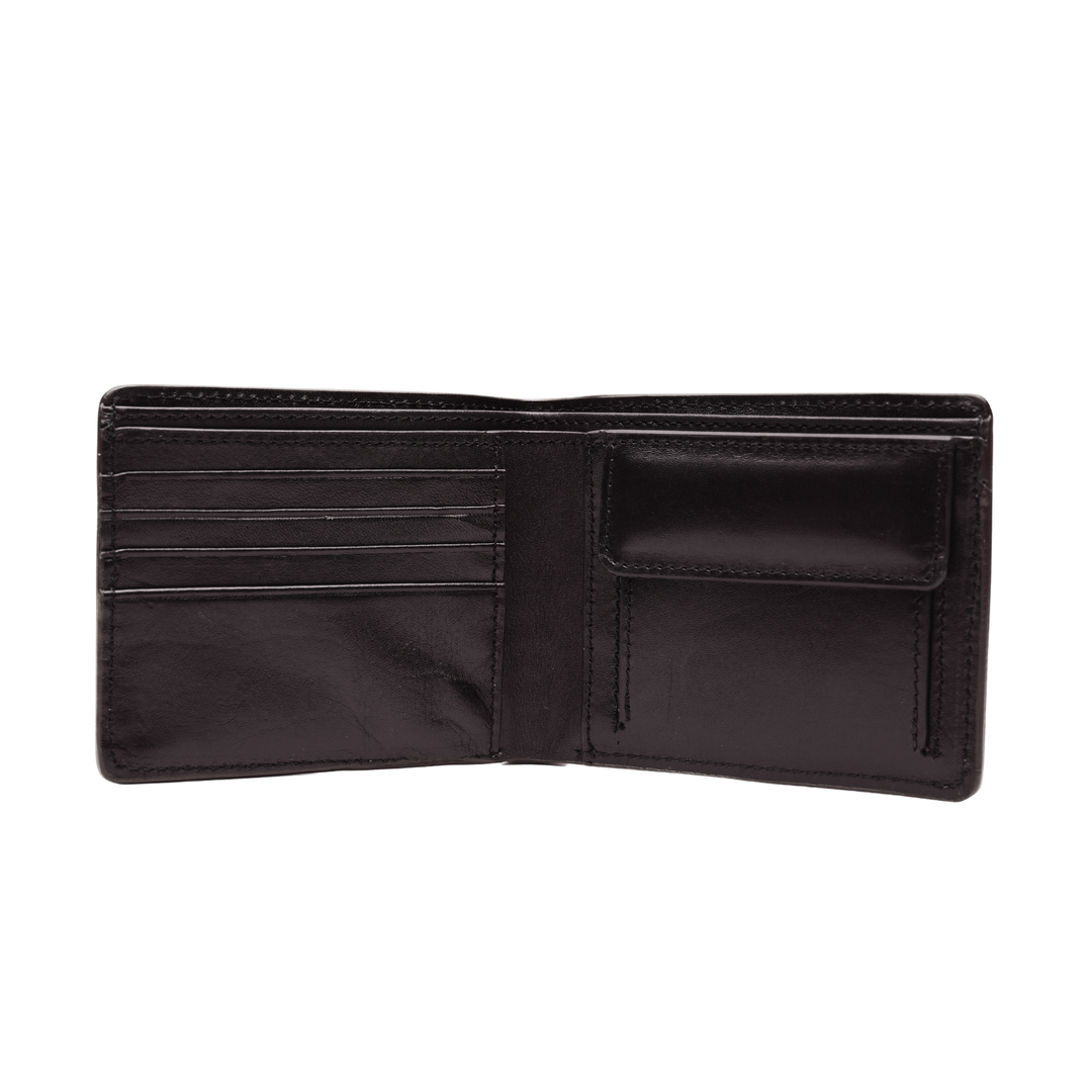 Zays Handcrafted Premium Eco-Friendly Oil Pull Up Leather Bifold Short Wallet