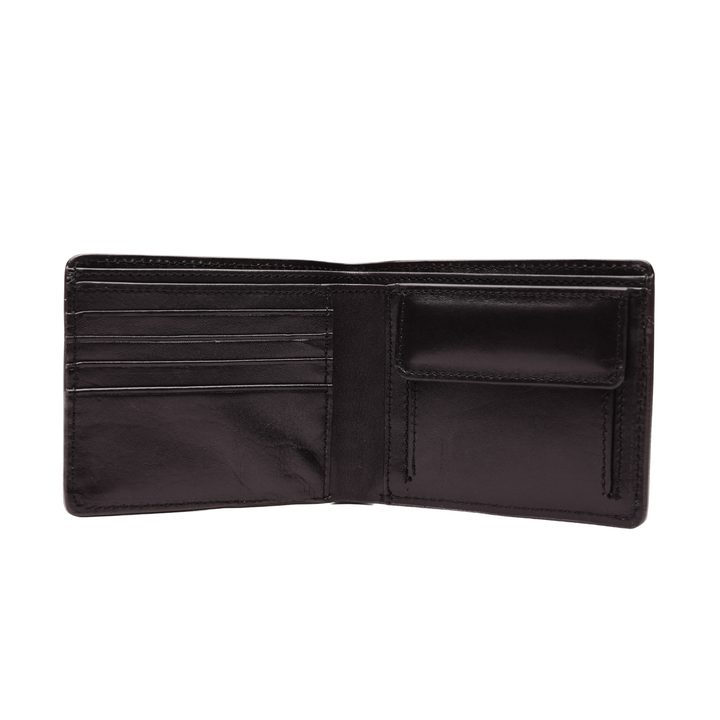 Zays Handcrafted Premium Eco-Friendly Oil Pull Up Leather Bifold Short Wallet