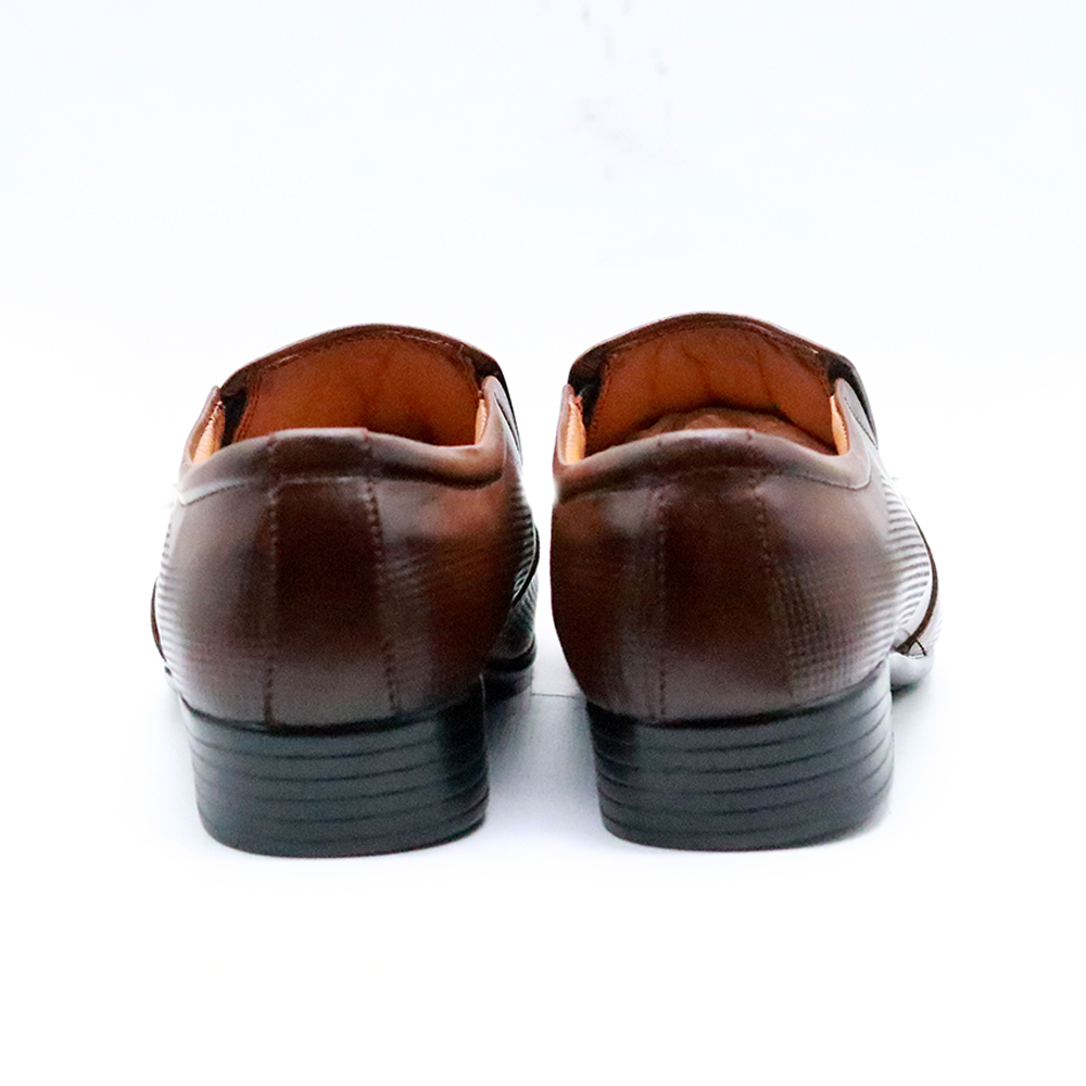 ZAYS Premium Leather Formal Shoes for Men - Stylish Brown Dress Shoes | Superior Comfort & Durability | SF121