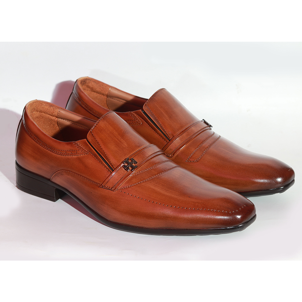 ZAYS Premium Leather Formal Shoe for Men - Brown | Stylish & Durable Footwear | Code: SF108