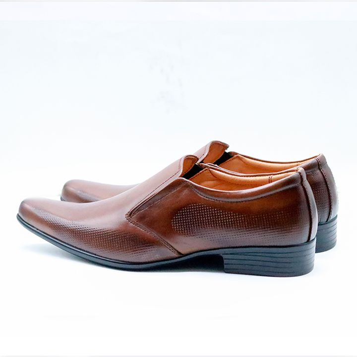 ZAYS Premium Leather Formal Shoes for Men - Stylish Brown Dress Shoes | Superior Comfort & Durability | SF121