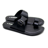 Copy of Zays Leather Sandal For Men (Black) - ZA05