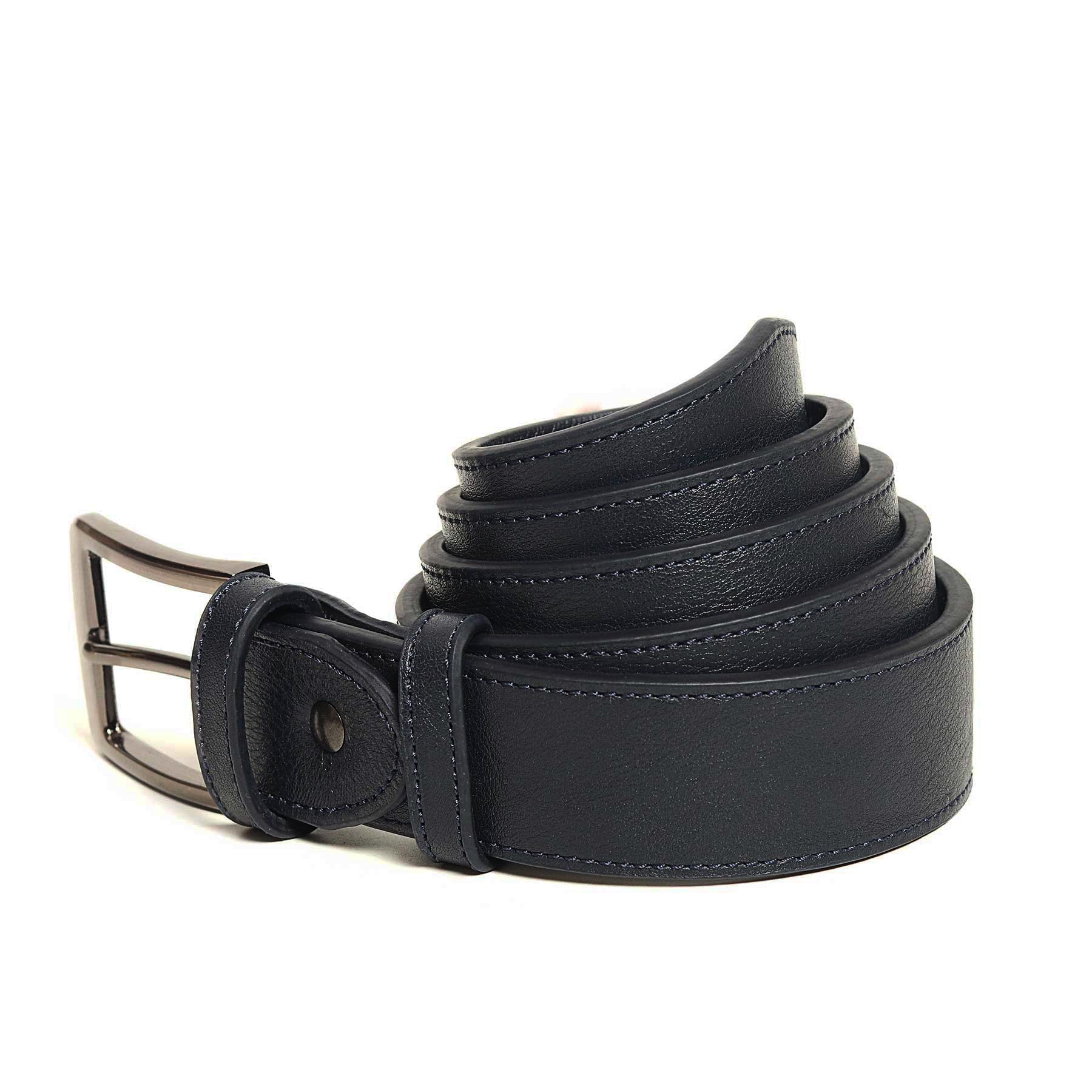 Zays Leather Belt for Men - (Dark Blue) BL30
