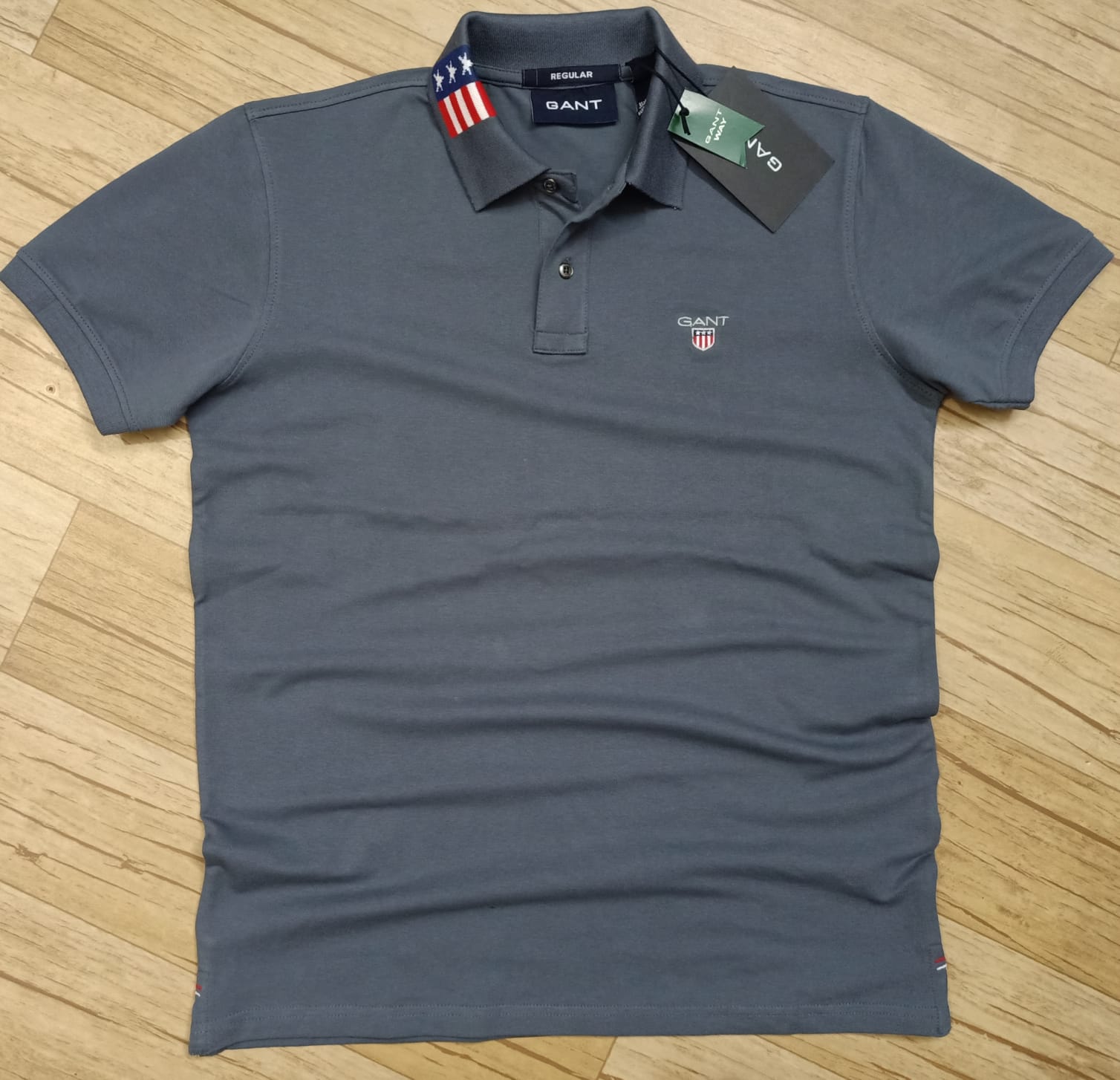 Imported Super Premium Cotton Polo Shirt For Men (ZGANT01) - Grey