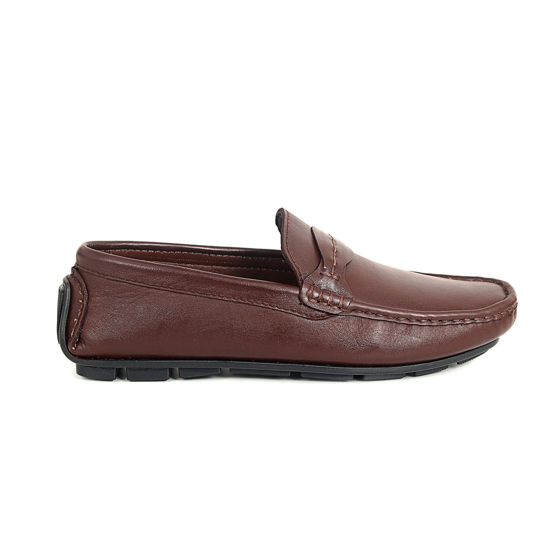 Zays Leather Loafer Shoe For Men (Chocolate) - ZAYSSF36