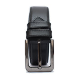 Zays Saffiano leather Belt for Men - (Black) ZAYSBL21