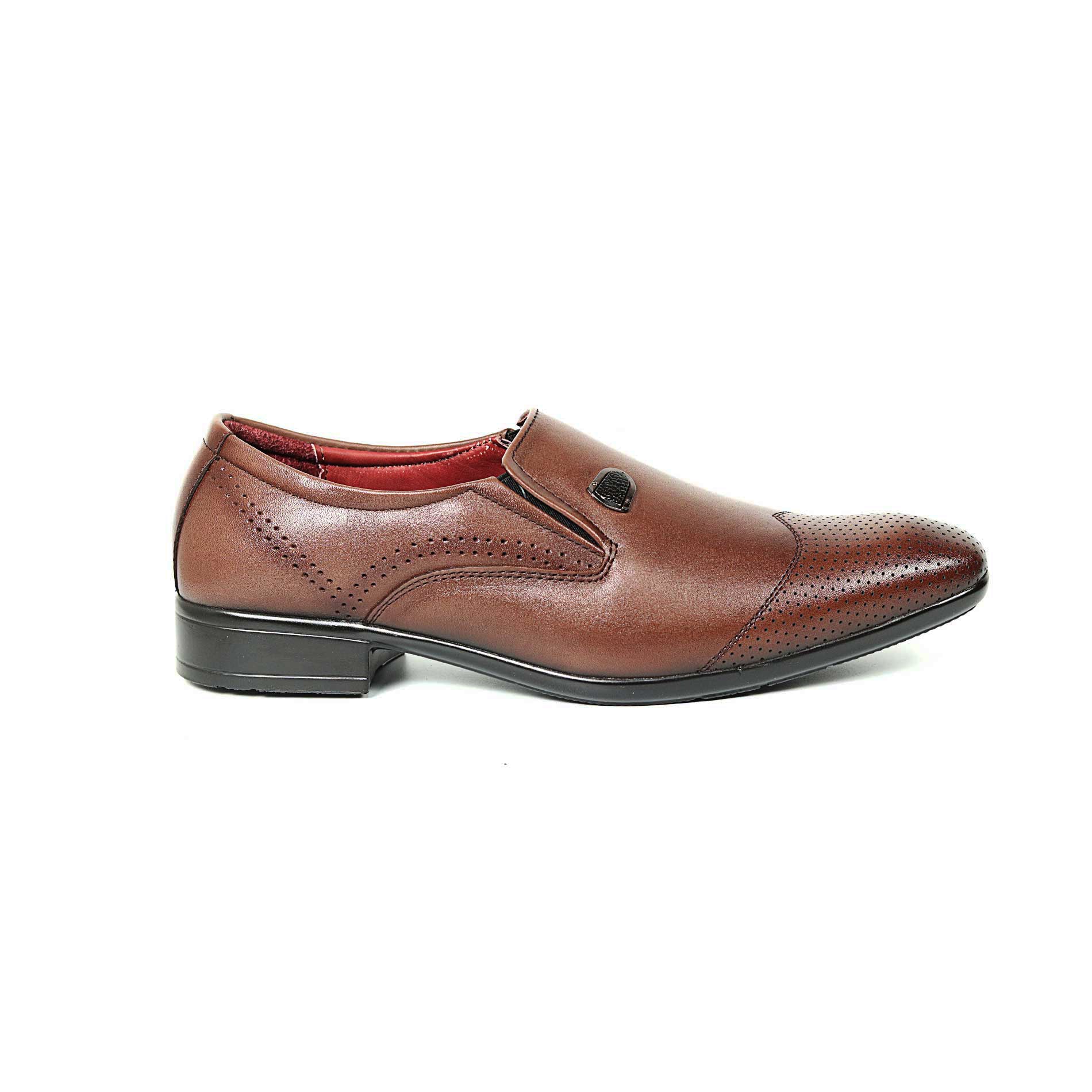 Zays Leather Premium Formal Shoe For Men (Brown) - SF60