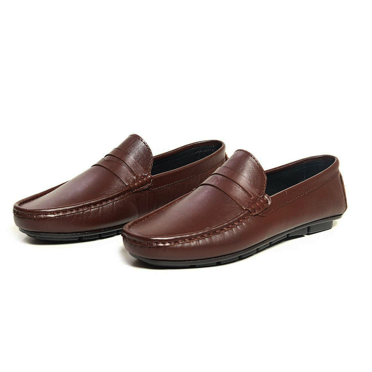 Zays Leather Premium Loafer For Men (Chocolate)- SF72