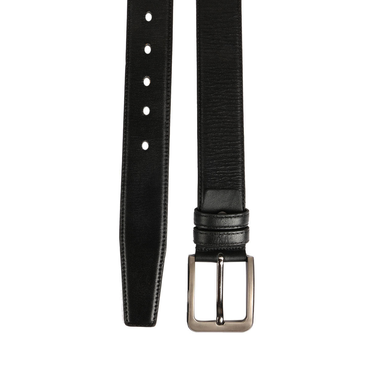 Zays Leather Belt for Men - (Black) BL01