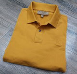 Imported Super Premium Cotton Polo Shirt For Men (ZAYSIPS05) - Yellow