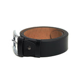 Zays Premium Buffalo Leather One Part Belt for Men - (Black) BL29