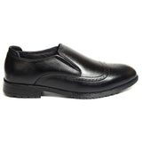 Zays Premium Leather Formal Shoe For Men (Black) - SF96