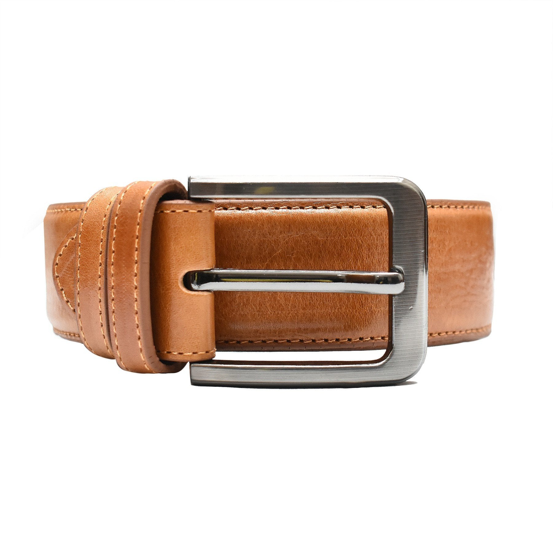 Zays Premium Oil Pull Up Leather Belt For Men (Brown) - ZAYSBL17