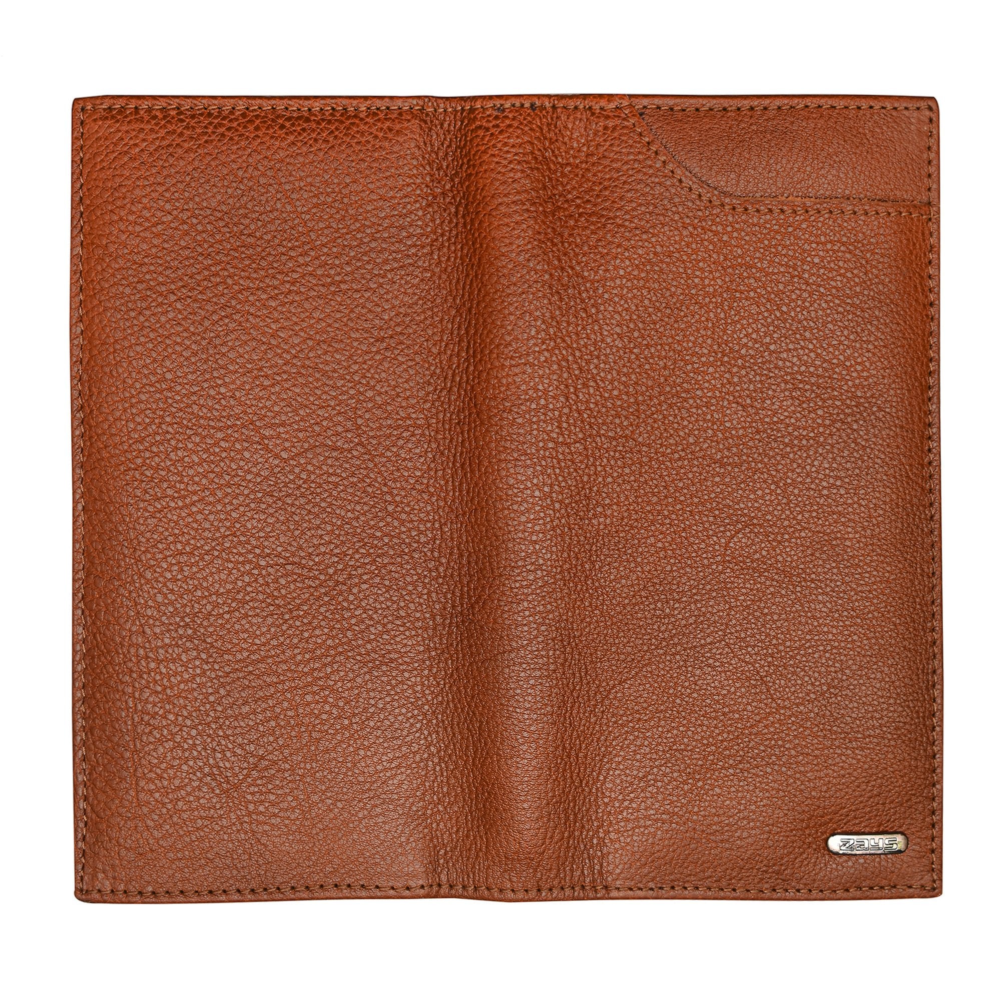 Zays Heavy Grain Leather Long Wallet for Men - ZAYSWL08