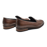 Zays Premium Leather Tassel Shoe For Men (Brown) - ZAYSFS99