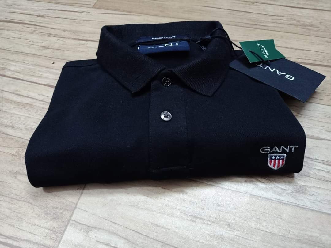 Imported Super Premium Cotton Polo Shirt For Men (SC02) - Black