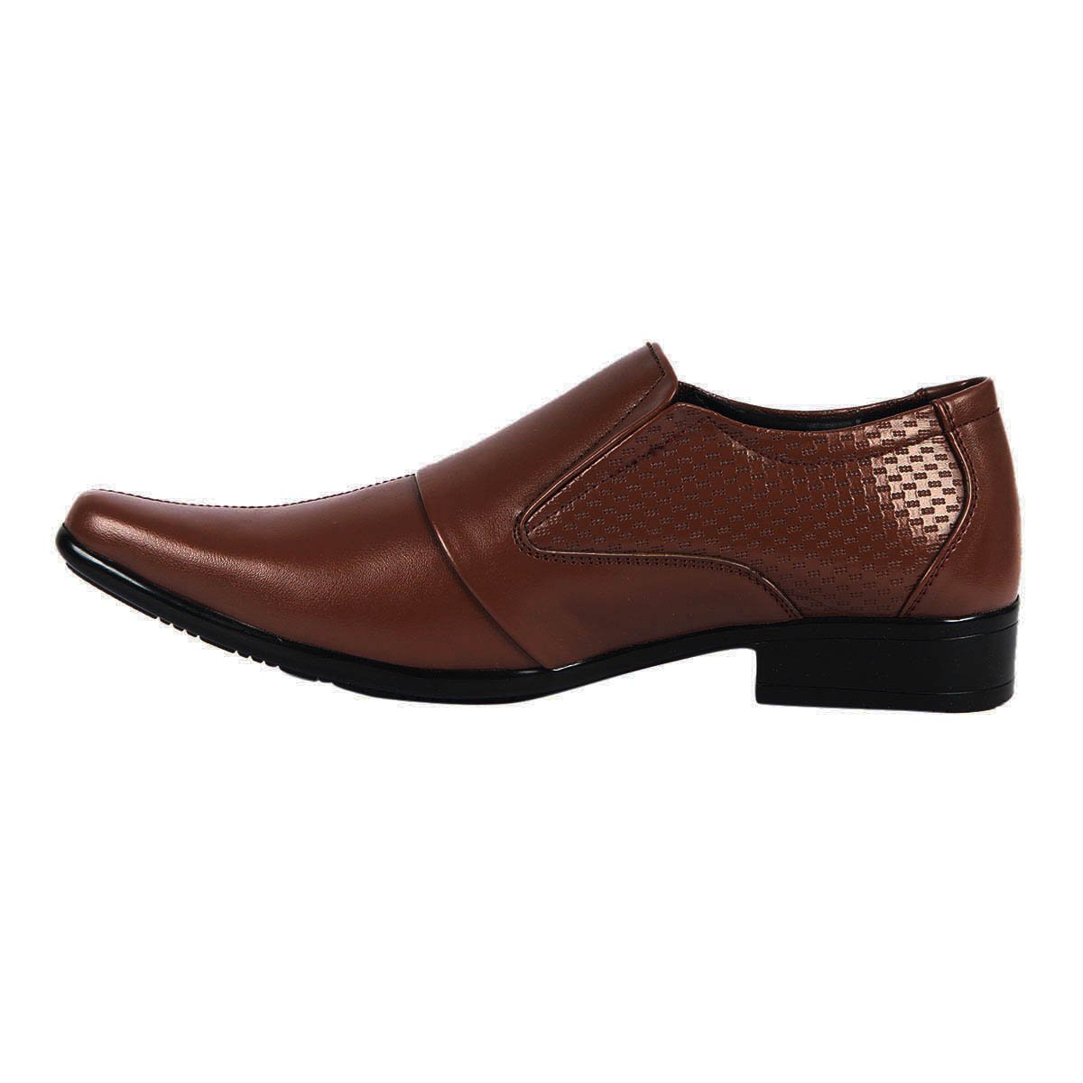 Zays Leather Formal Shoe For Men (Dark Brown) - ZAYSFS43