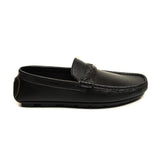 Zays Leather Trendy Loafer For Men (Black) - SF85