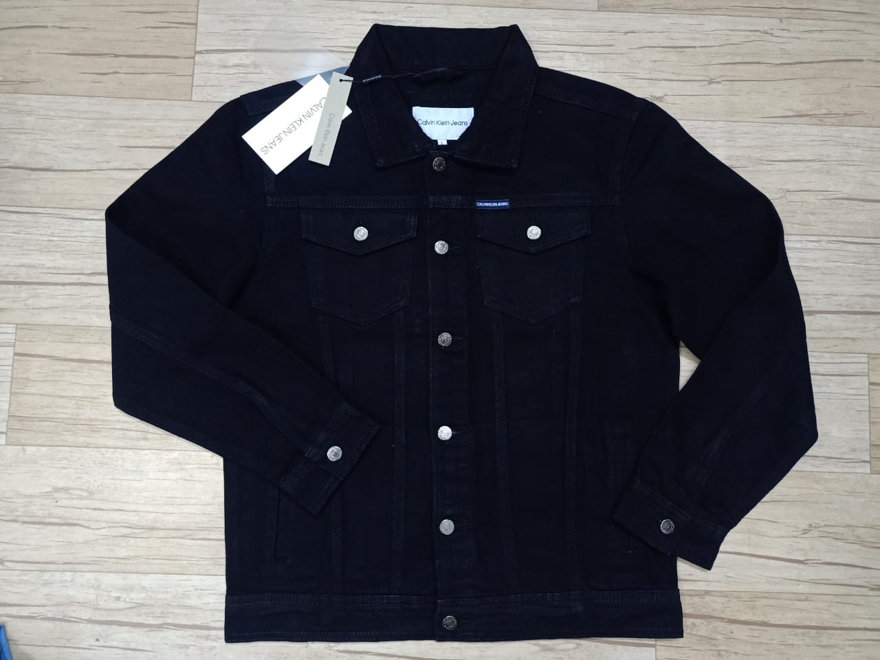 Imported Super Premium Denim Jacket (DJK01) - Black