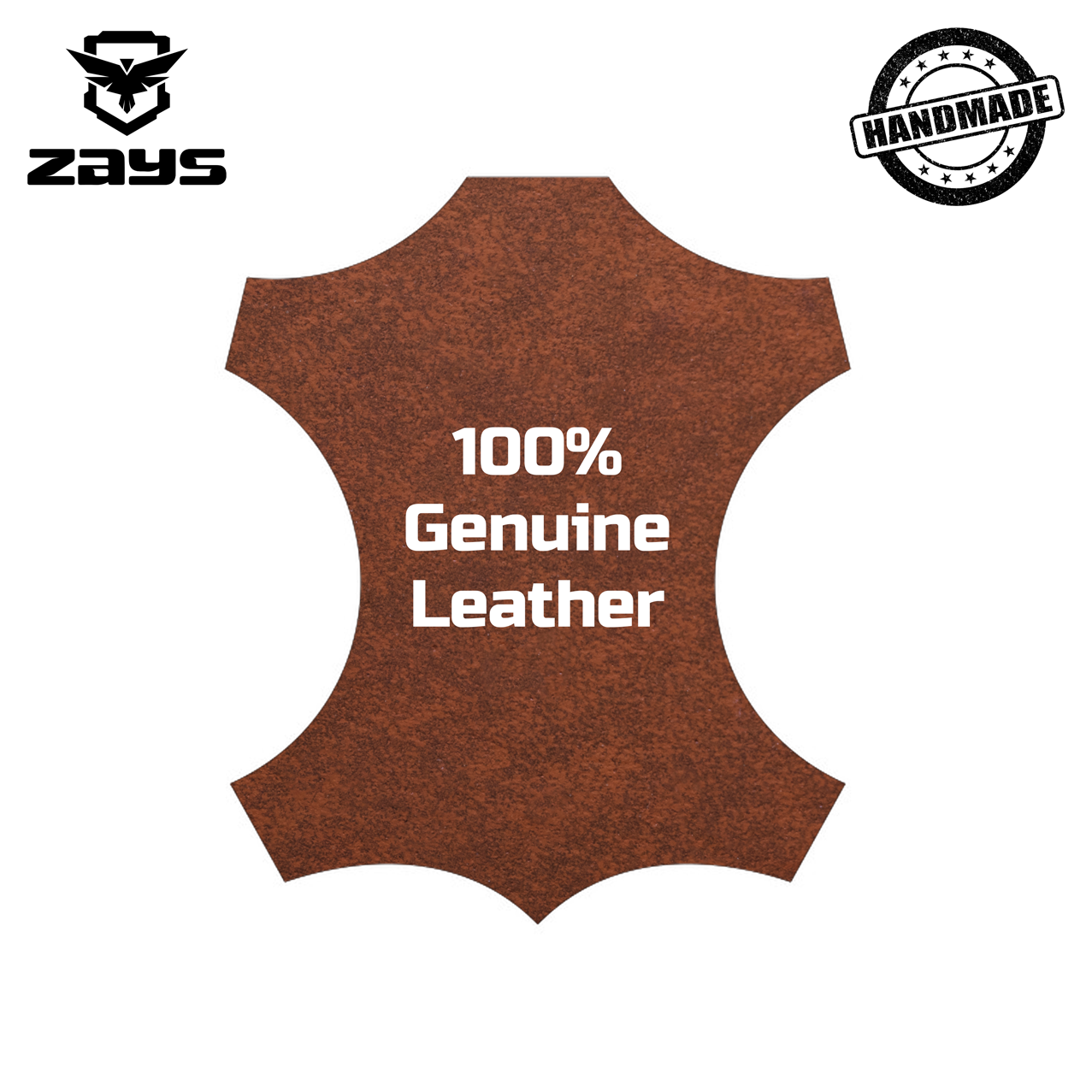 Zays Leather Shoe Protector For Motorcycle Gear Shifter - (Brown) ZAYSMGS01