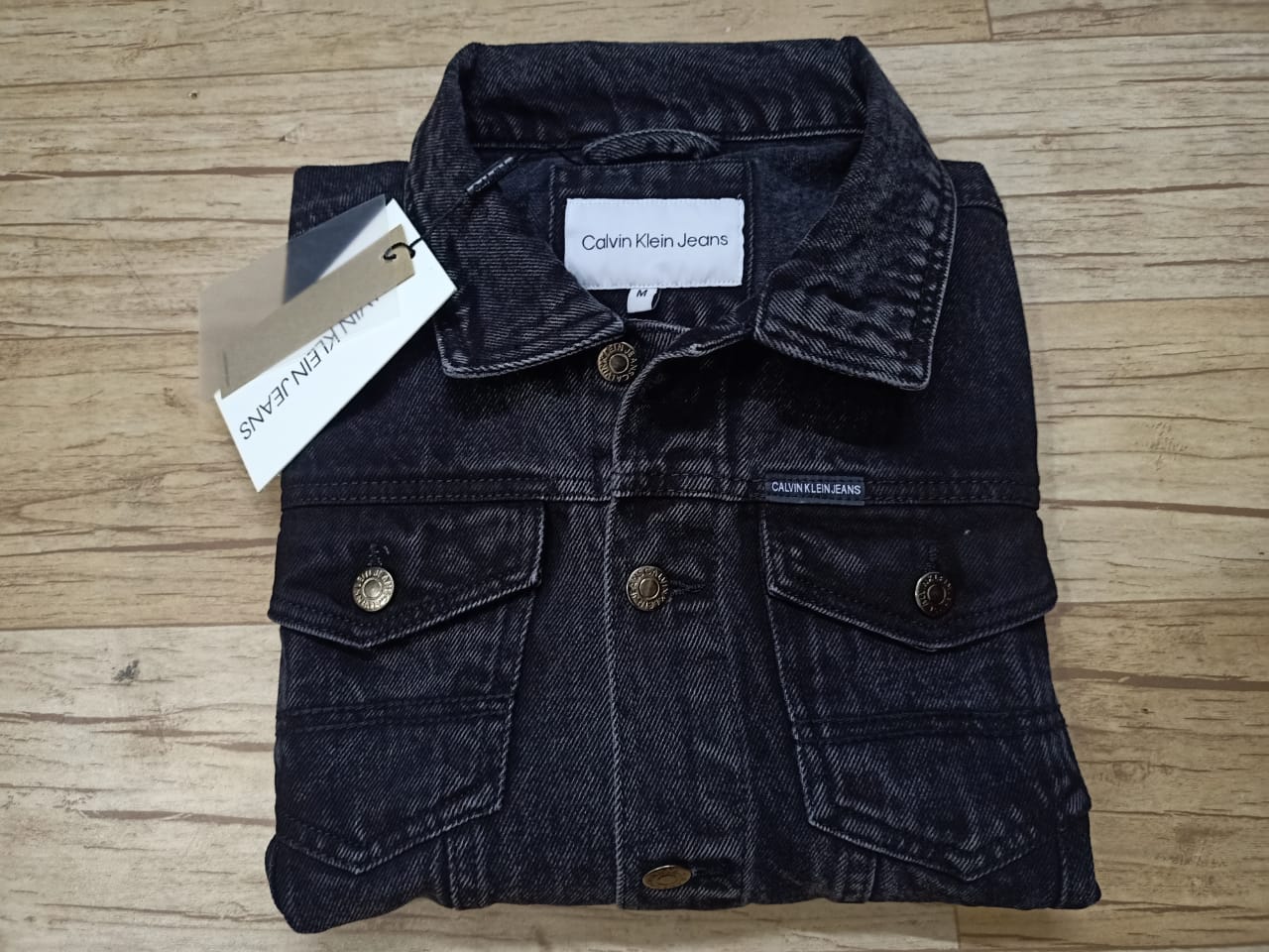 Imported Super Premium Denim Jacket (DJK02) - Black Fade