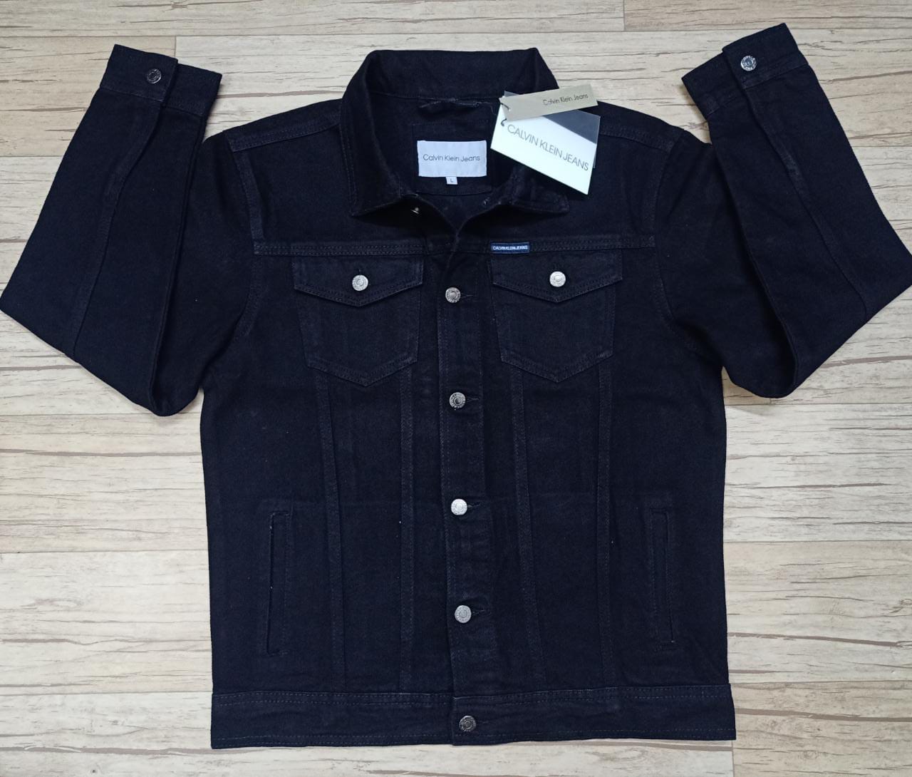Imported Super Premium Denim Jacket (DJK01) - Black