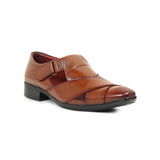 Zays Leather Premium Close Sandal For Men (Brown) - ZAYSSF41