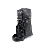 Zays Premium Leather Messenger Bag (Black) - ZAYSBG04