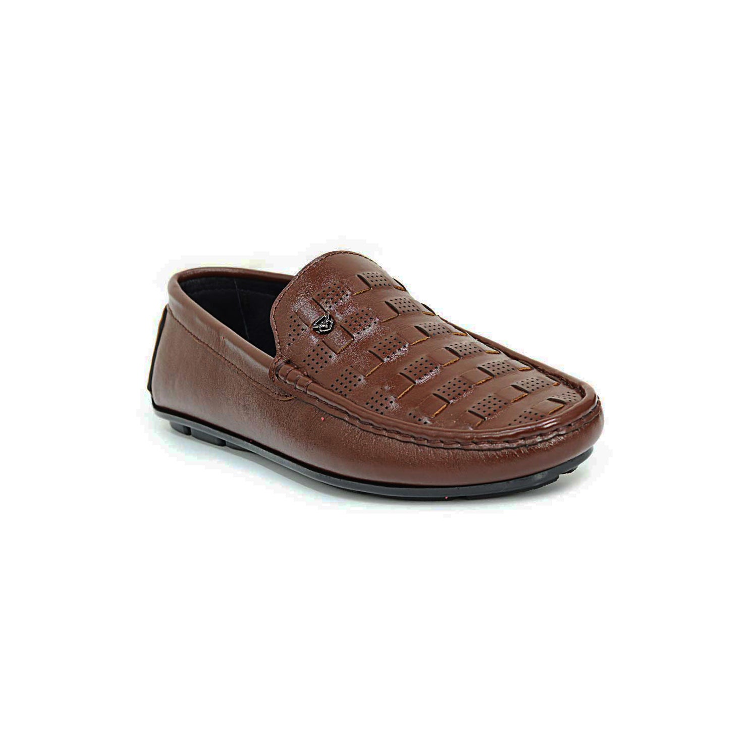Zays Leather Loafer Shoe For Men (Chocolate) - SF51