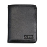 Zays Leather Wallet for Men - Black(WL48)