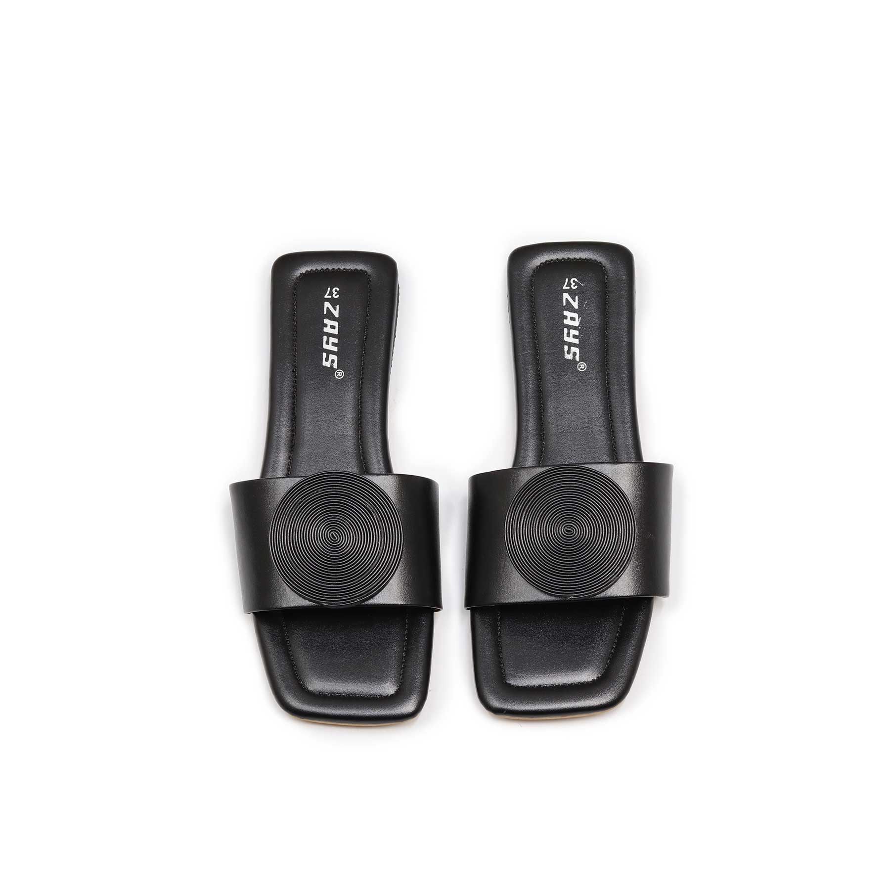 Zays Premium Sandal For Women (Black) - LS04
