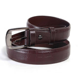 Zays Crocodile Embossed leather Belt For Men - (Chocolate) BL31