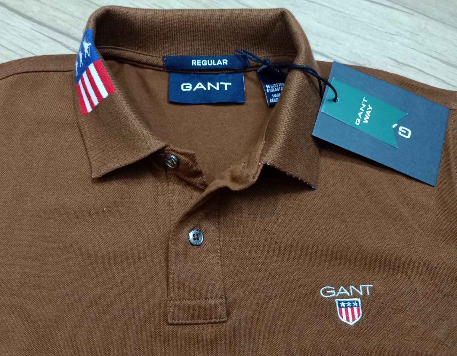 Imported Super Premium Cotton Polo Shirt For Men (ZGANT04) - Coffee