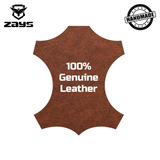 Zays Leather Sandal For Men (Black) - ZA02