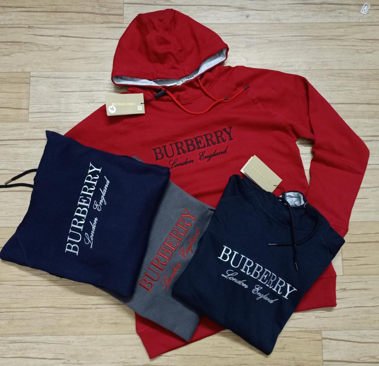Super Premium Exclusive Winter Long Sleeve Hoodie For Men (Red) - WH19