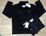 Imported Super Premium Denim Jacket (DJK02) - Black Fade