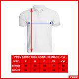 Imported Super Premium Cotton Polo Shirt For Men (ZFERRARI02) - White
